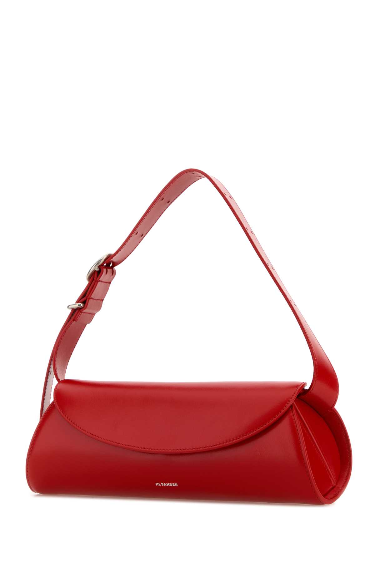 Red leather small Cannolo crossbody bag J07WD0023P5355618 (Jil Sander / ハンドバッグ・ショルダーバッグ ) | Jil Sander (ジルサンダー)(1)