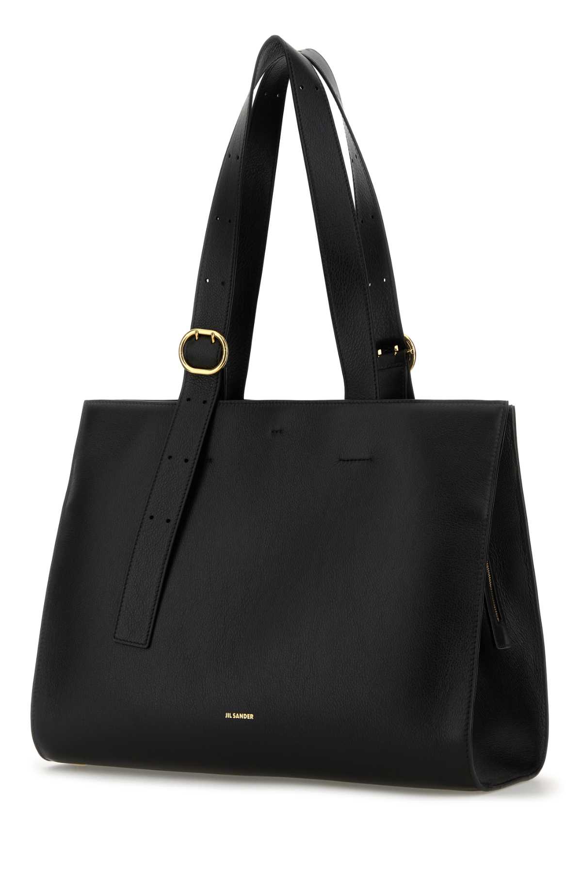Black leather shopping bag J08WC0009P8931001 (Jil Sander / ハンドバッグ・ショルダーバッグ ) | Jil Sander (ジルサンダー)(1)