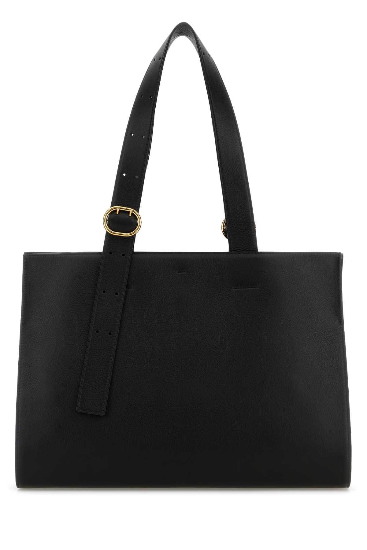 Black leather shopping bag J08WC0009P8931001 (Jil Sander / ハンドバッグ・ショルダーバッグ ) | Jil Sander (ジルサンダー)(2)