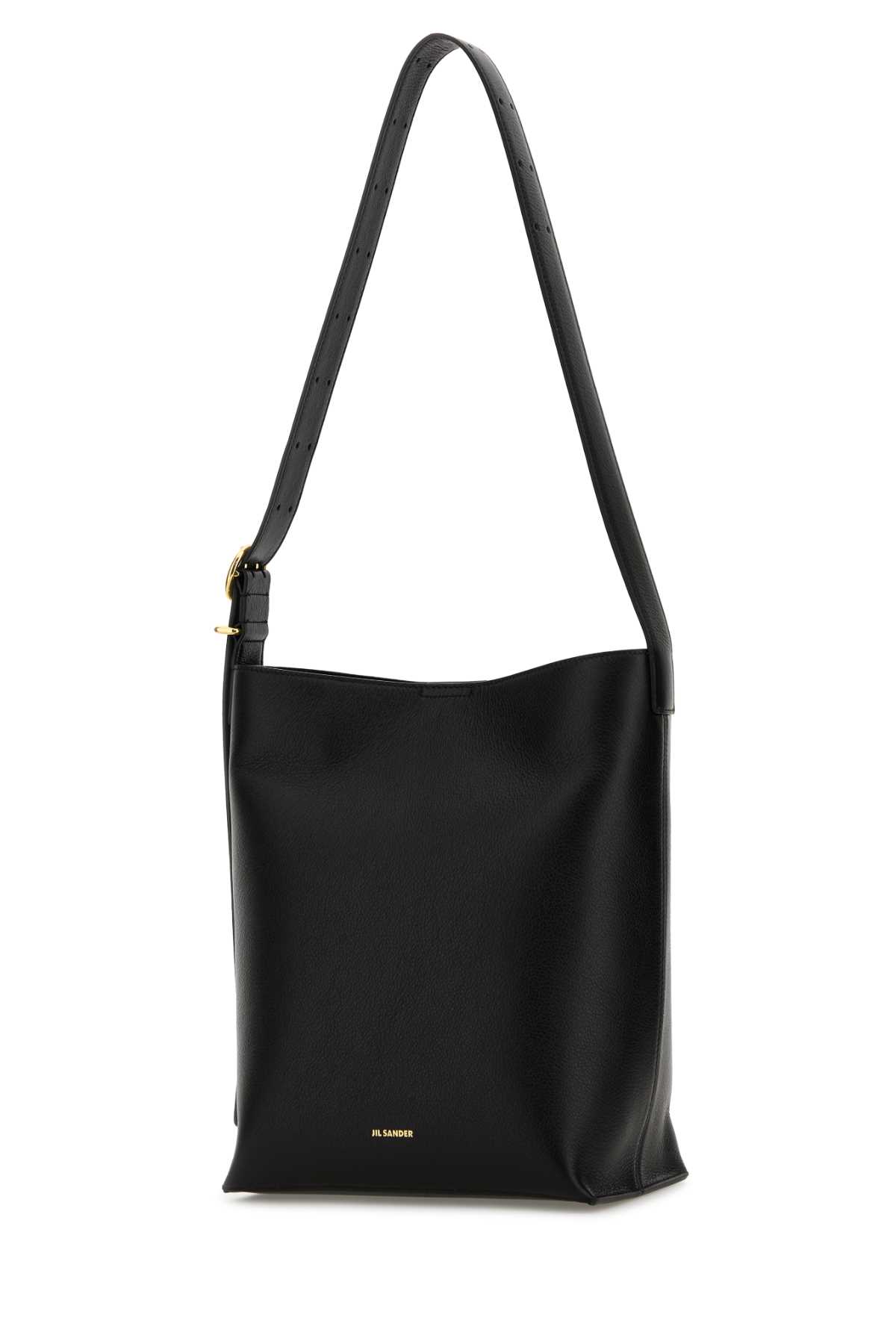 Black leather Cannolo shoulder bag J08ZH0084P8931001 (Jil Sander / ハンドバッグ・ショルダーバッグ ) | Jil Sander (ジルサンダー)(1)