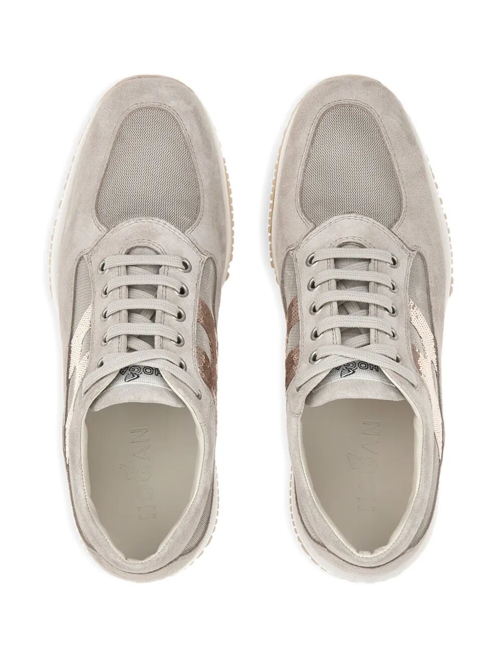 HOGAN INTERACTIVE SUEDE SNEAKERS WITH SEQUINS HXW00N05640UWQ0RVC (HOGAN / スニーカー ) | HOGAN (ホーガン)(1)