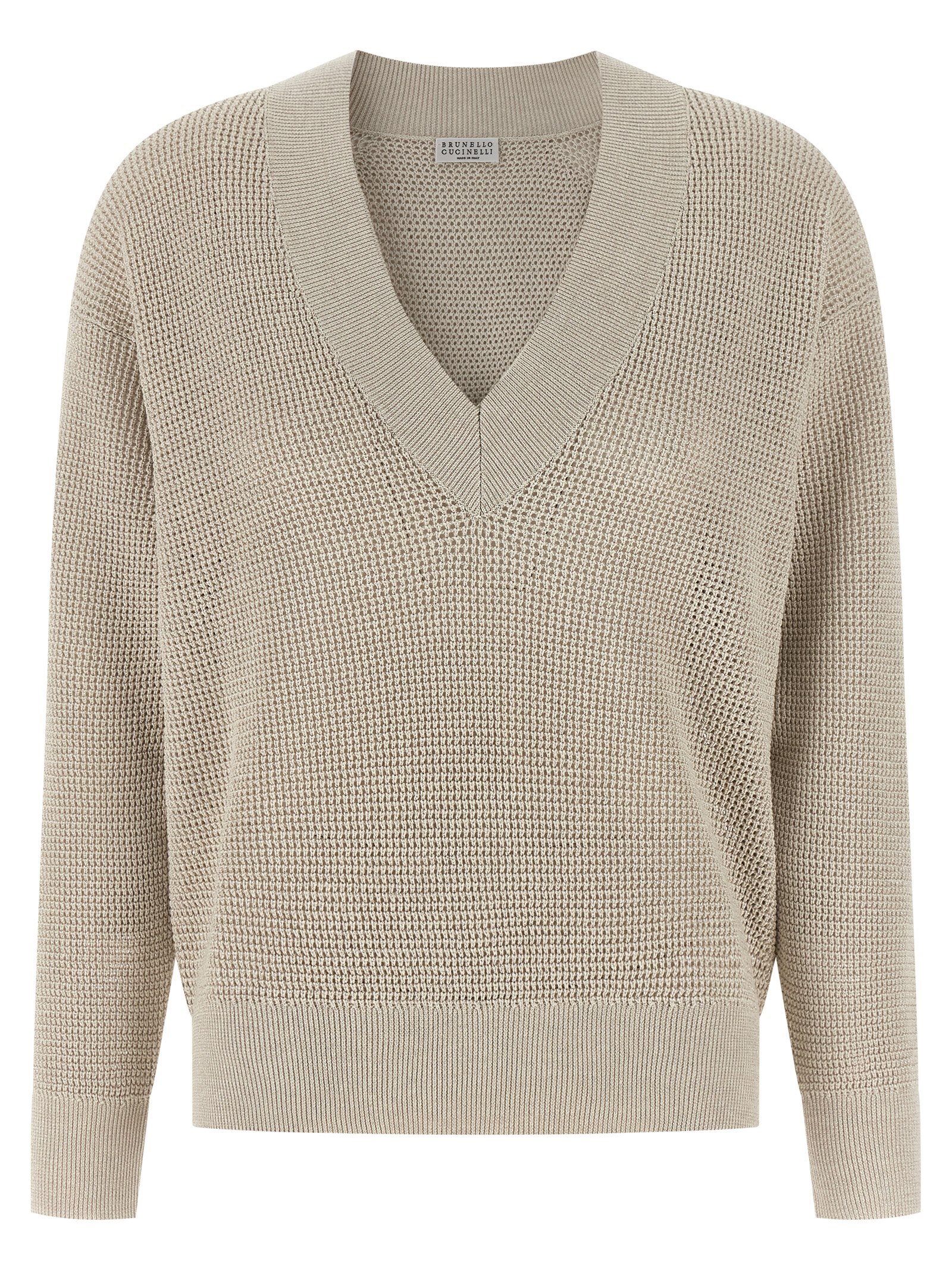 Openwork sweater MST263312CY948 (Brunello Cucinelli / ニット・セーター・カーディガン ) | Brunello Cucinelli (ブルネロ・クチネリ)