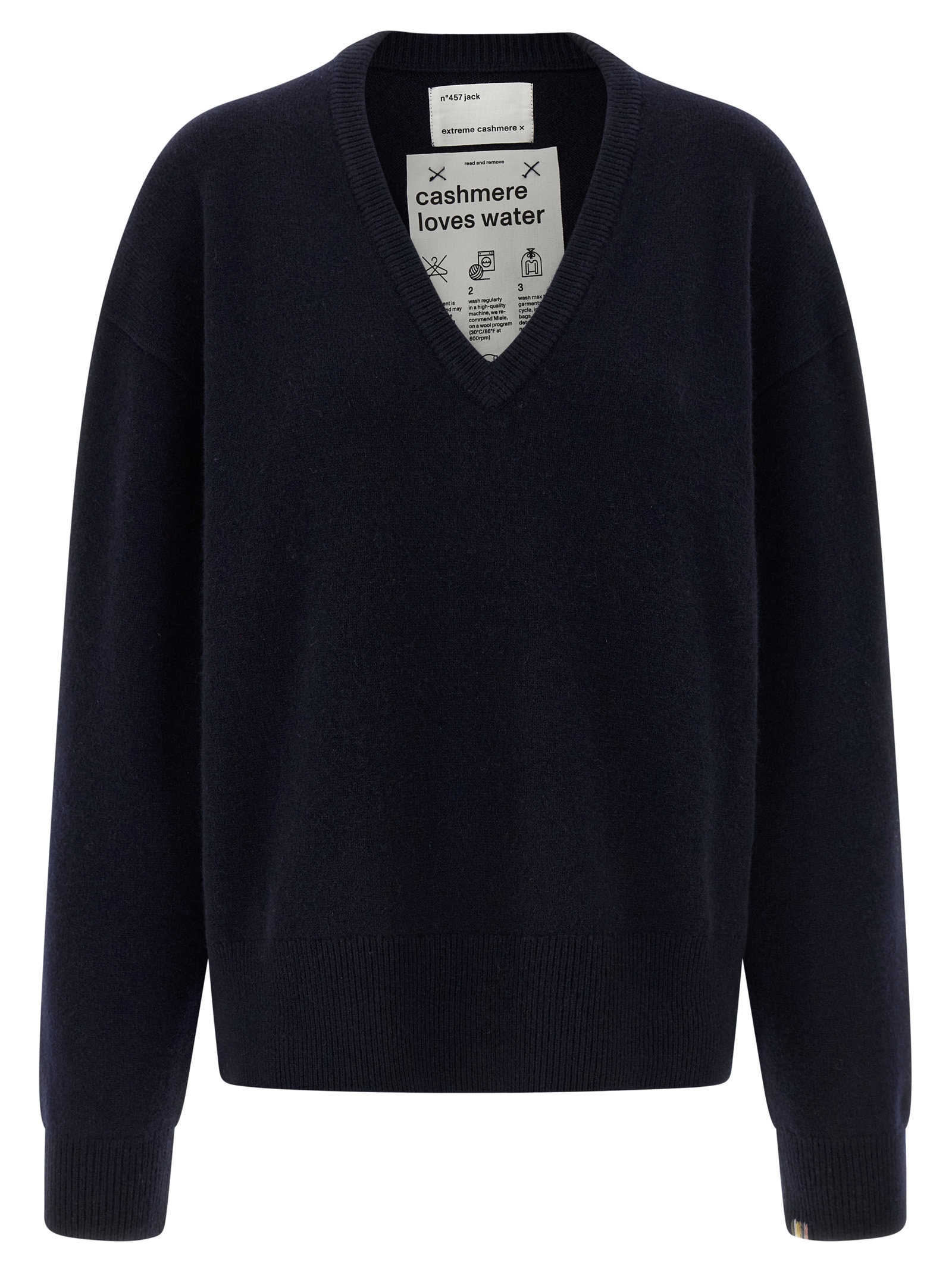 'n°457 jack' sweater N457JACKNAVY (extreme cashmere / ニット・セーター・カーディガン ) | extreme cashmere (エクストリーム カシミヤ)