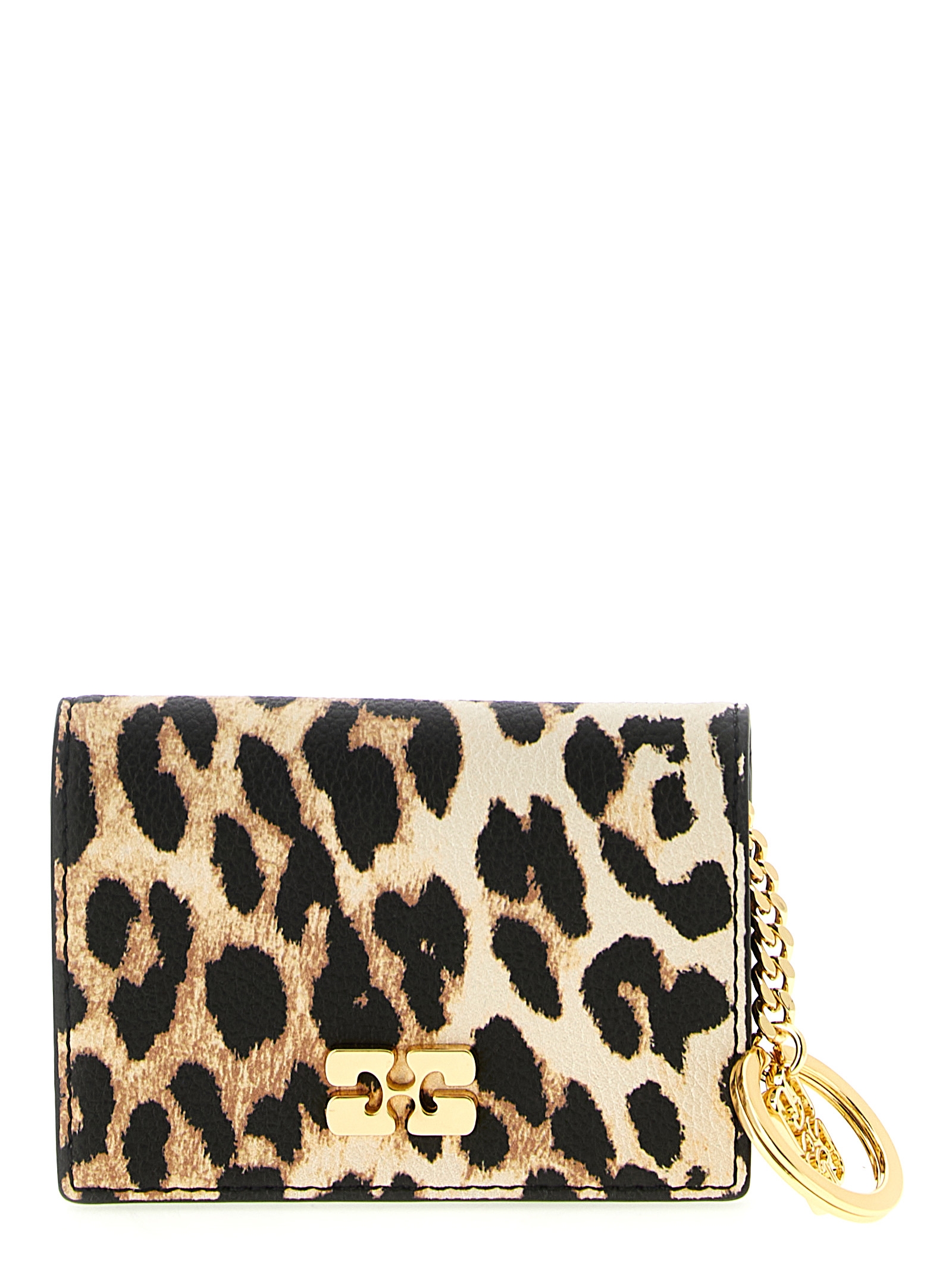 'Leopard' print card holder B3010075859 (GANNI / 財布・カードケース ) | GANNI (ガニー)