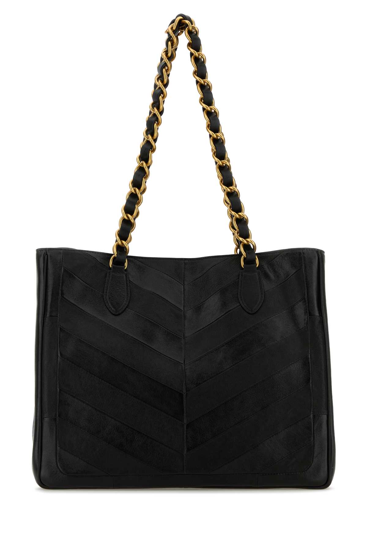 Black leather Laseine shopping bag 8W2B0T12PSN0NO (Valentino Garavani / トートバッグ ) | Valentino Garavani (ヴァレンティノ)(2)