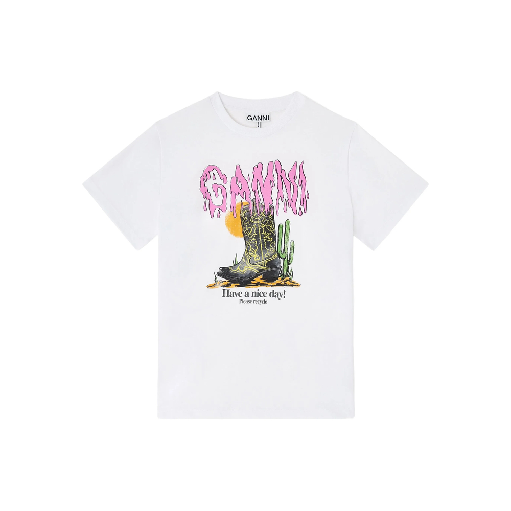 T-shirt Ganni A1050075151 (GANNI / タンクトップ・キャミソール ) | GANNI (ガニー)