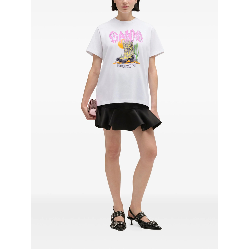 T-shirt Ganni A1050075151 (GANNI / タンクトップ・キャミソール ) | GANNI (ガニー)(2)