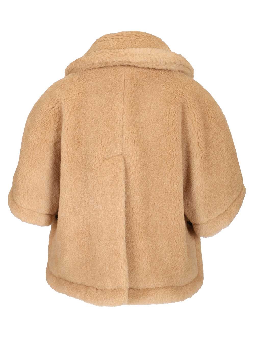 "Corvino" cape in alpaca and cashmere 2614731191600504001 (Max Mara / レザー&ファージャケット・コート ) | Max Mara (マックスマーラ)(1)