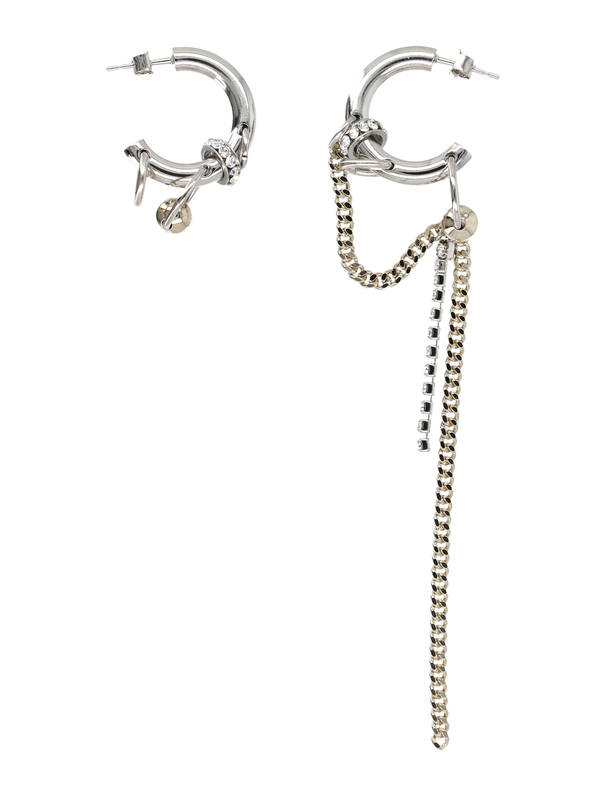 JUSTINE CLENQUET Accessories Silver AMBEREARRINGSPALLADIUM (JUSTINE CLENQUET / ピアス・イヤリング ) | JUSTINE CLENQUET (ジュスティーヌ クランケ)