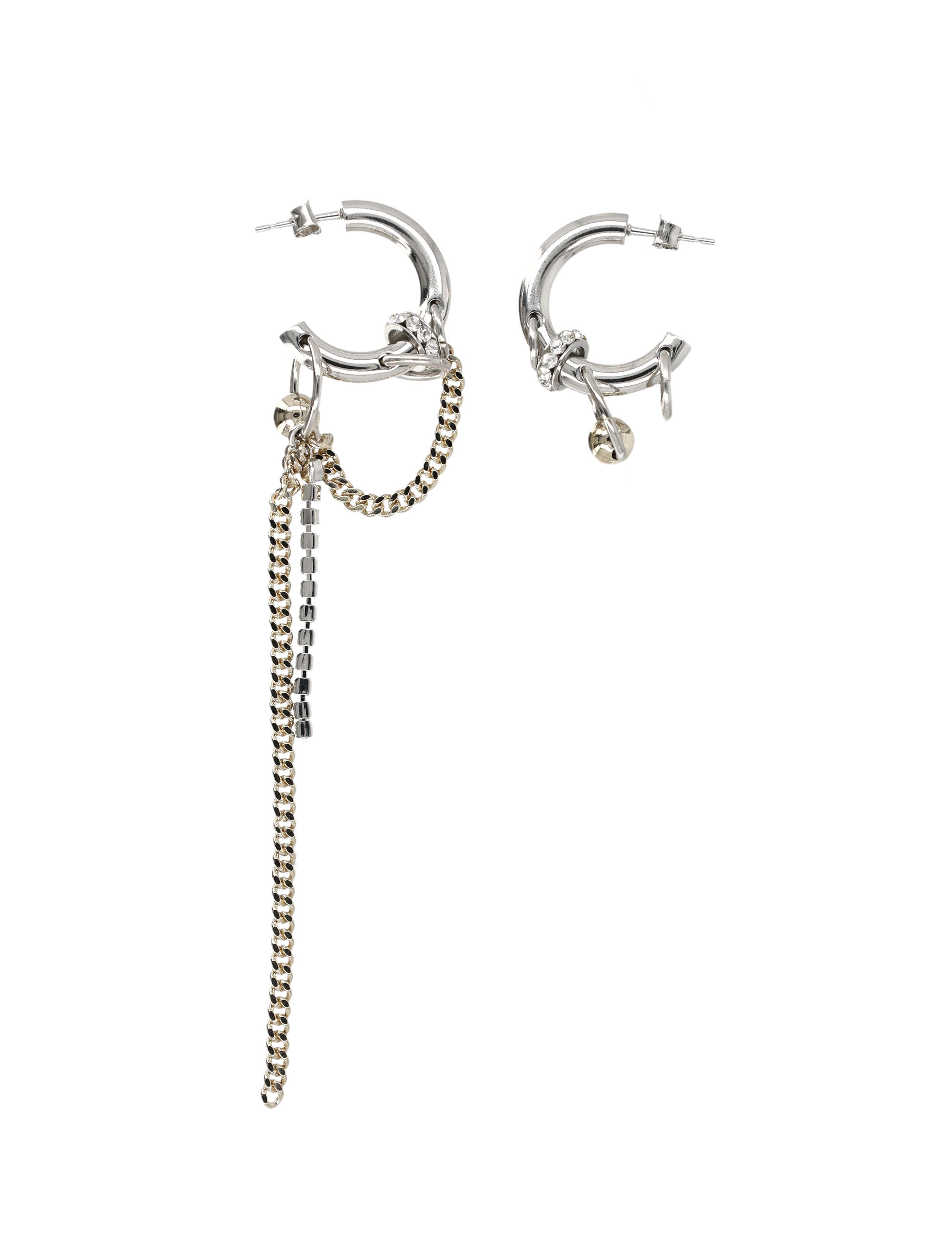 JUSTINE CLENQUET Accessories Silver AMBEREARRINGSPALLADIUM (JUSTINE CLENQUET / ピアス・イヤリング ) | JUSTINE CLENQUET (ジュスティーヌ クランケ)(1)