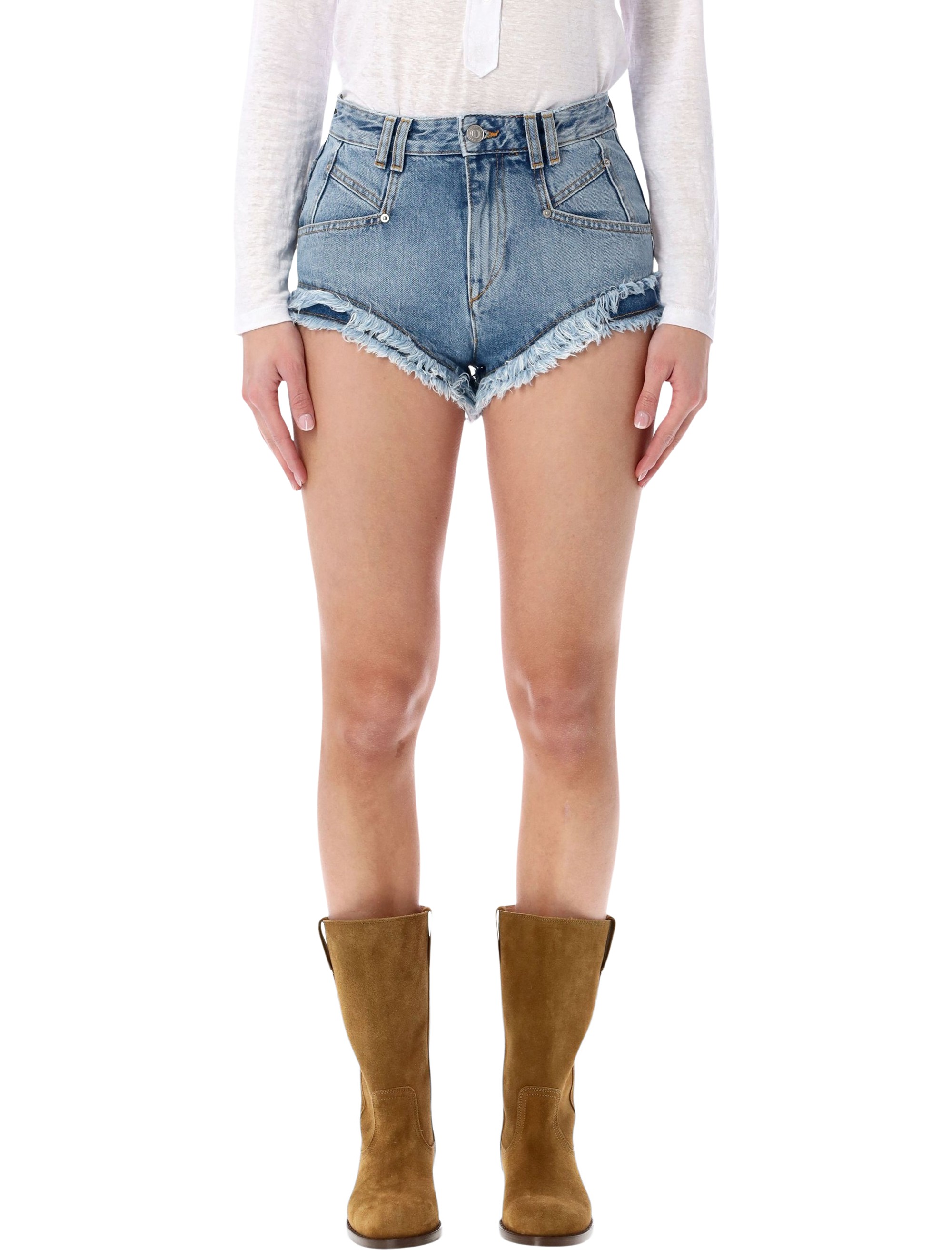 MARANT ETOILE Shorts Blue SH0283FAD1H02I30LU (Isabel Marant Étoile / ショートパンツ ) | Isabel Marant Étoile (イザベル マラン エトワール)