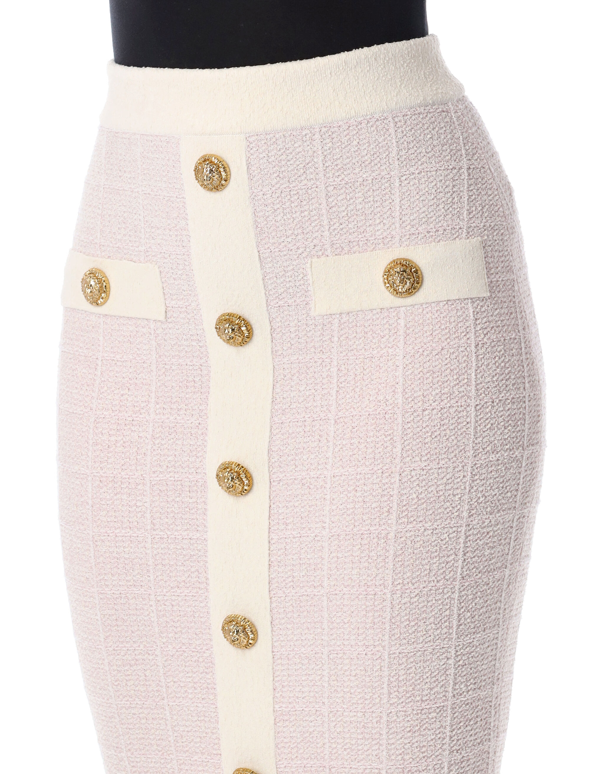 Balmain Skirts Pink GF1LD024KJ48OIB (Balmain / スカート ) | Balmain (バルマン)(2)
