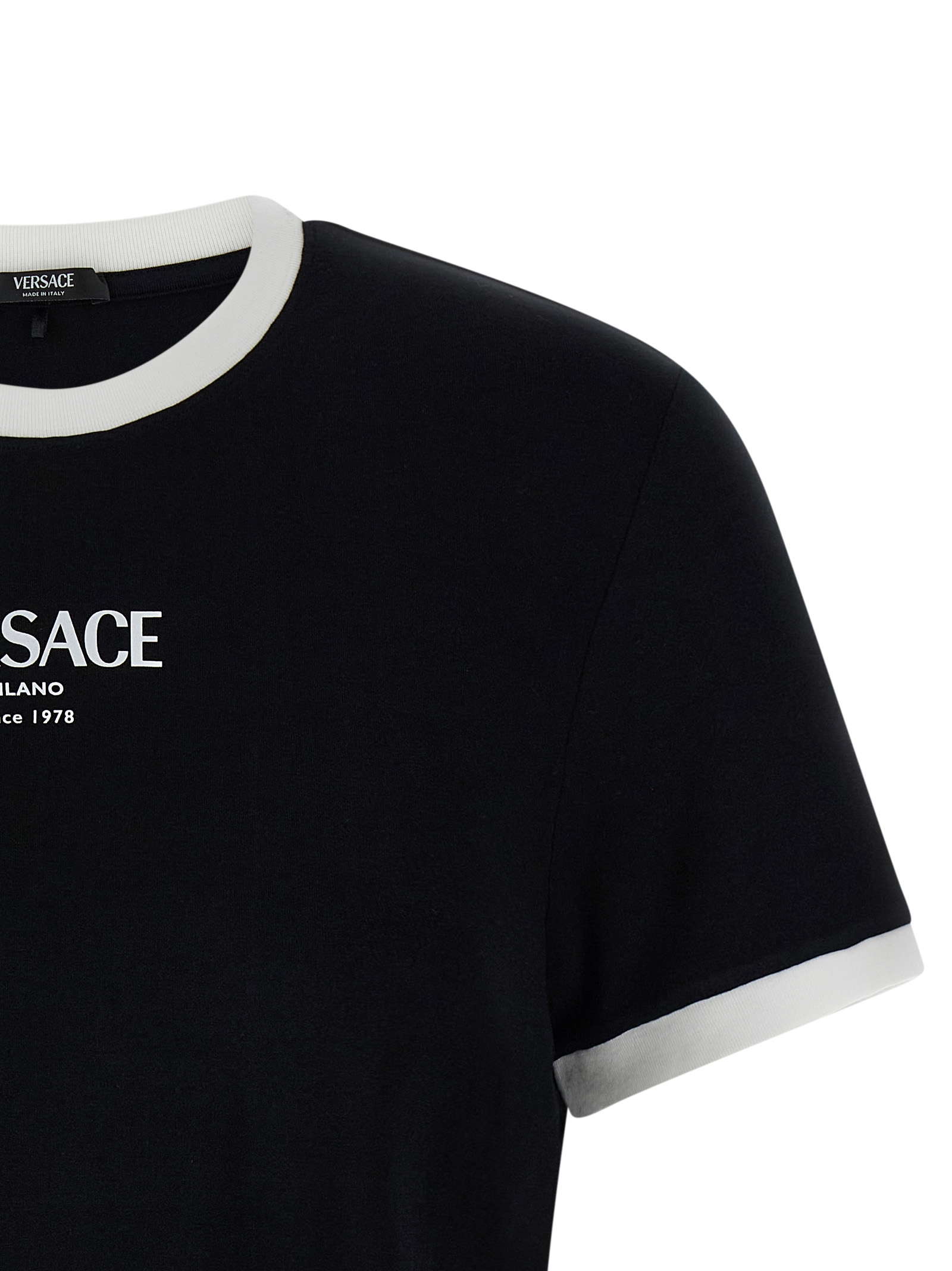 'Versace Logo' T-shirt 10226561A166852B020 (VERSACE / Tシャツ・カットソー ) | VERSACE (ヴェルサーチェ)(2)