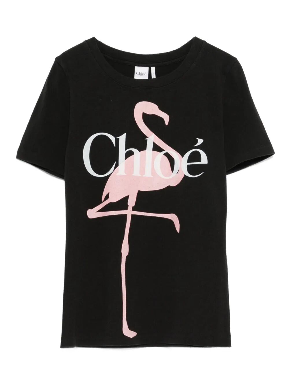 BABY FIT FLAMINGO-PRINT COTTON JERSEY T-SHIRT CH26SJH08197070 (Chloé / Tシャツ・カットソー ) | Chloé (クロエ)