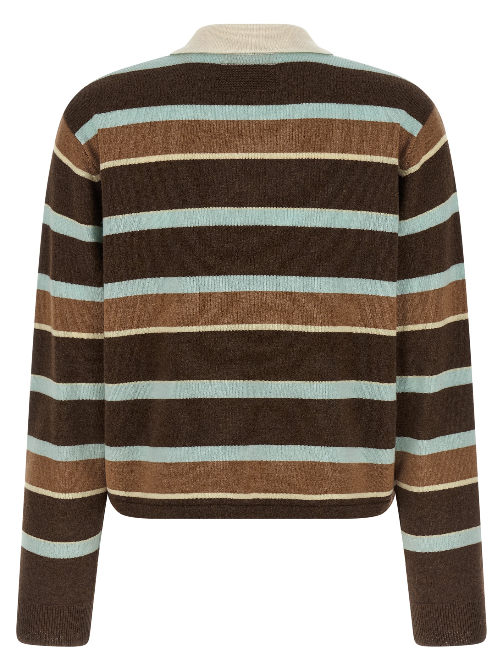 'Cropped stripe Rugby' sweater W38410JLCHESTNUTCOMBO (GUEST IN RESIDENCE / ニット・セーター・カーディガン ) | GUEST IN RESIDENCE (ゲスト イン レジデンス)(1)