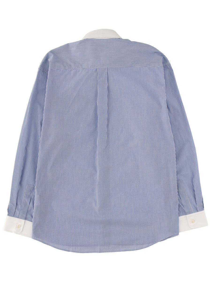 LOGO STRIPED SHIRT SI01961302ST09NAVYSTRIPE (Sporty & Rich / シャツ・ブラウス ) | Sporty & Rich (スポーティアンドリッチ)(1)