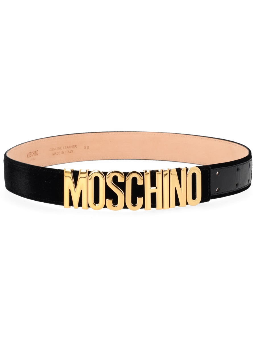 BELT WITH LOGO MC6010PP0NOL8000 (MOSCHINO / ベルト・サスペンダー ) | MOSCHINO (モスキーノ)