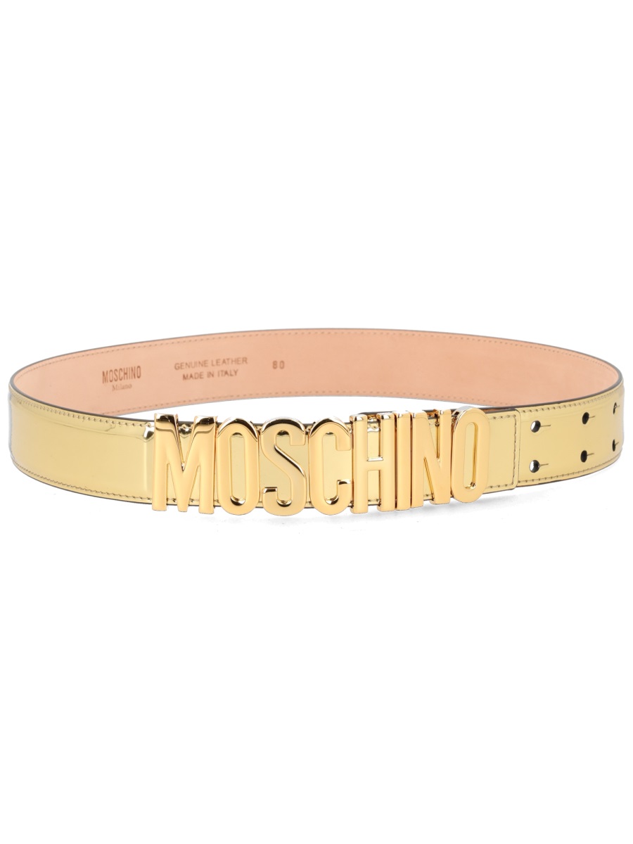 BELT WITH LOGO MC6012PP0NOG1901 (MOSCHINO / ベルト・サスペンダー ) | MOSCHINO (モスキーノ)