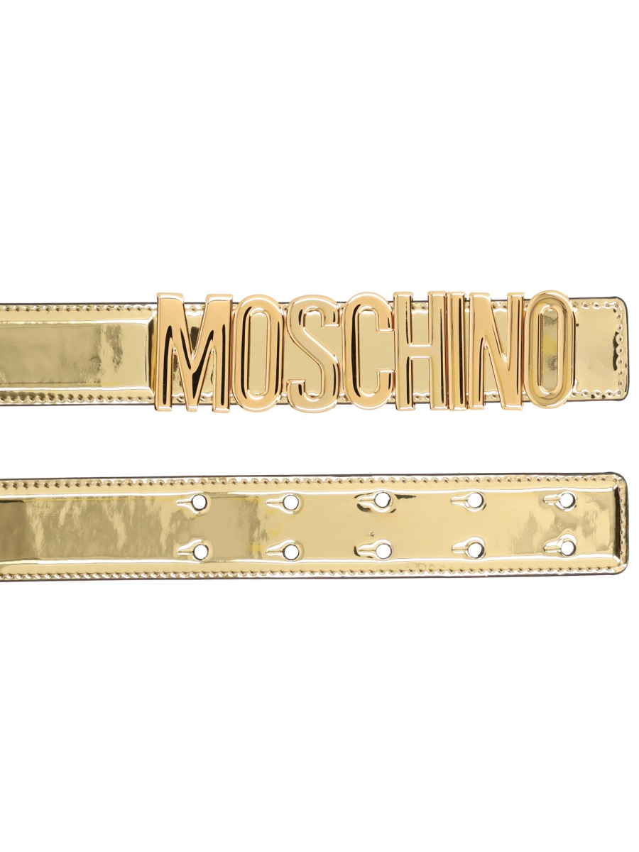 BELT WITH LOGO MC6012PP0NOG1901 (MOSCHINO / ベルト・サスペンダー ) | MOSCHINO (モスキーノ)(2)