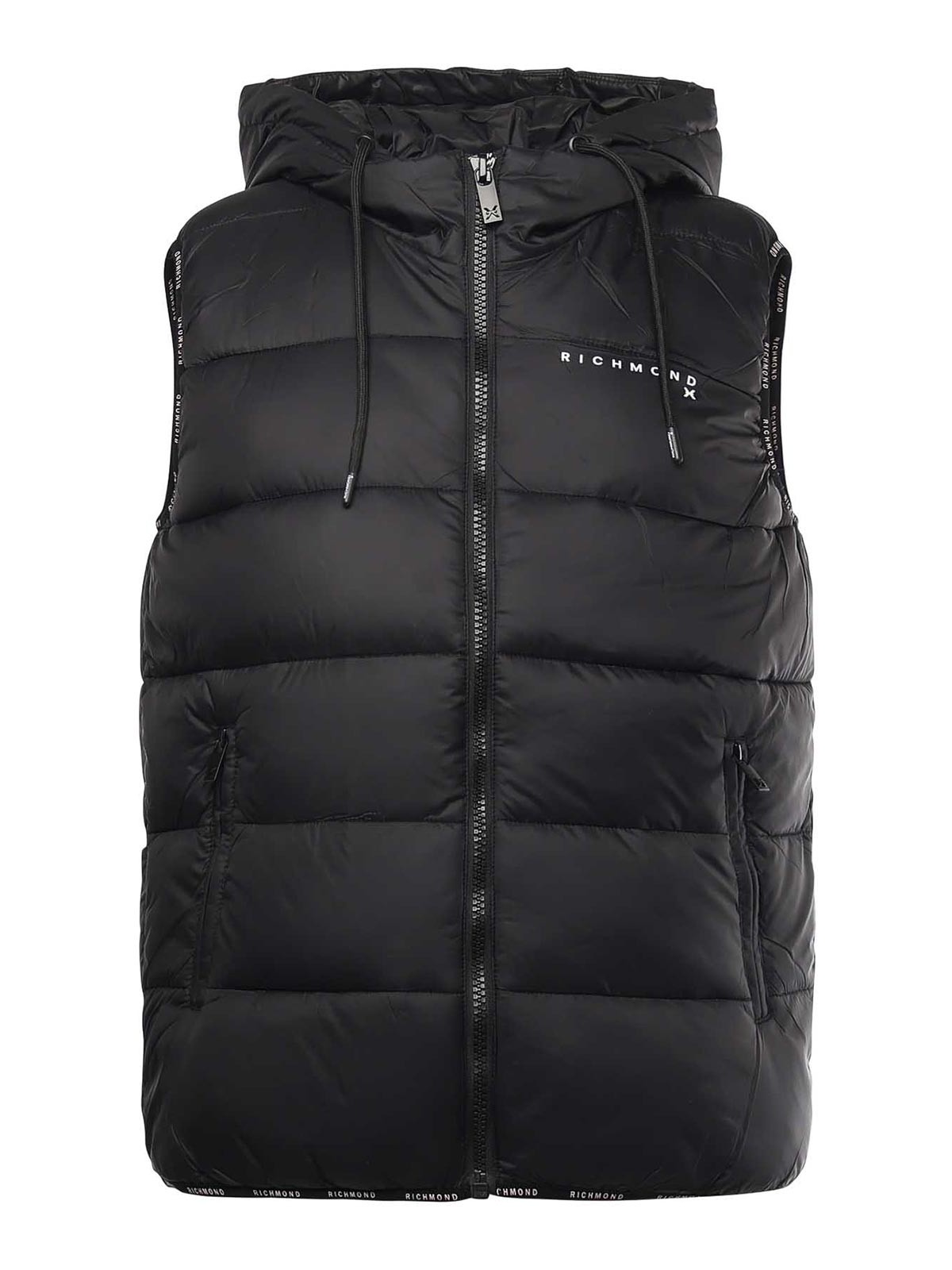 Padded Nylon Vest UMA25160PIBLACK (JOHN RICHMOND / ベスト ) | JOHN RICHMOND (ジョン リッチモンド)