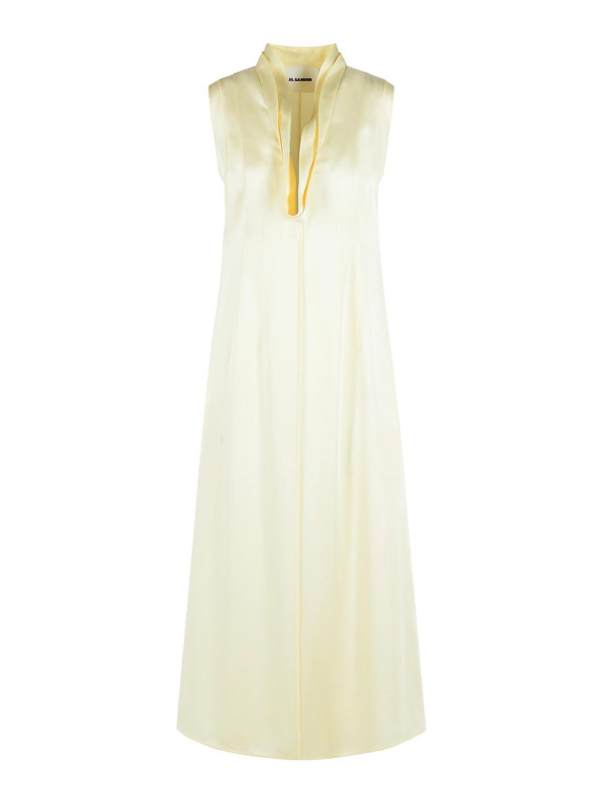 Ivory Acetate And Viscose Dress J02CT0554J76018109 (Jil Sander / ワンピース・ドレス・オールインワン ) | Jil Sander (ジルサンダー)