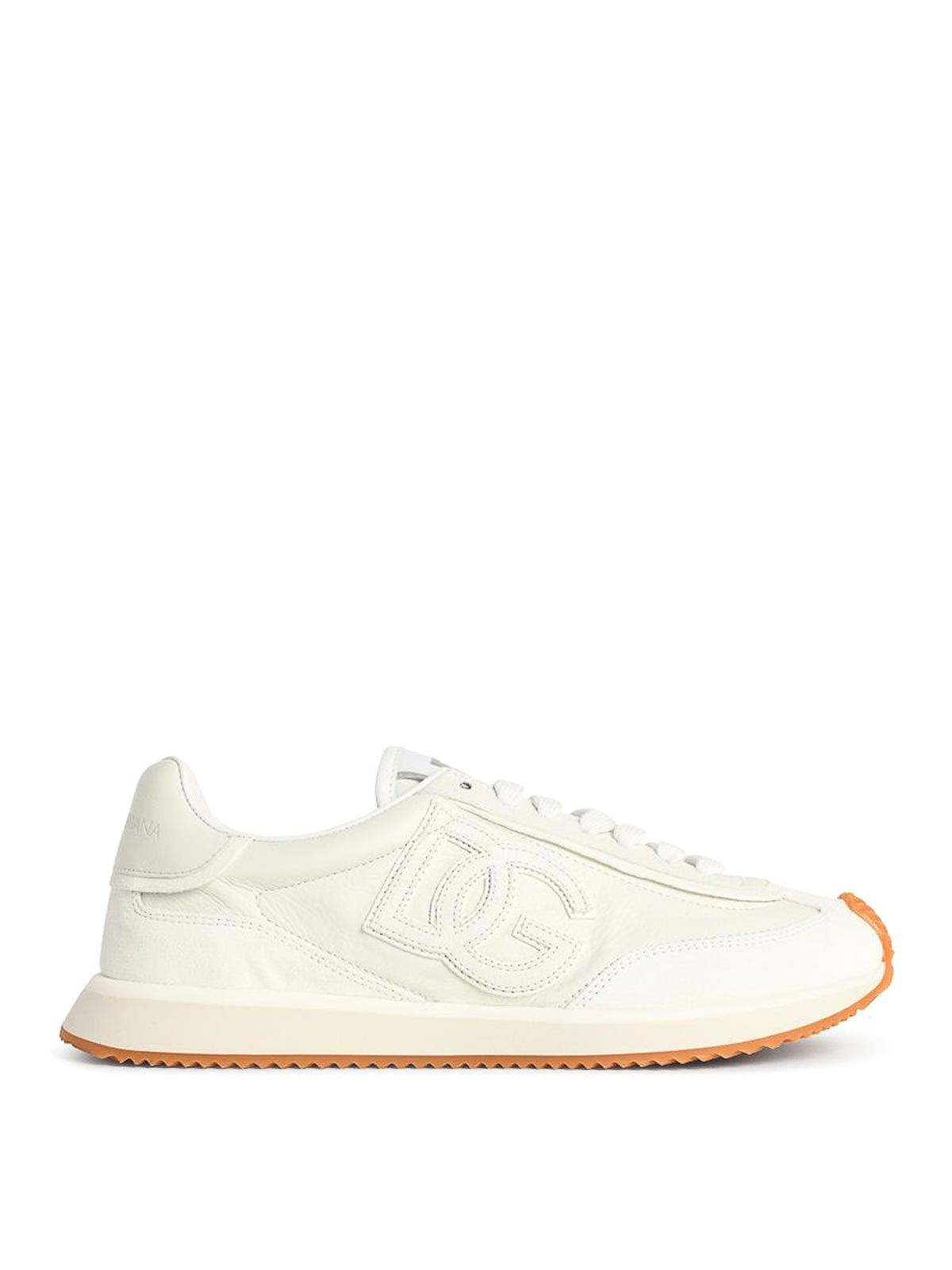 Cushion White Leather Sneakers 8B956A012489642 (Dolce & Gabbana / スニーカー ) | Dolce & Gabbana (ドルチェガッバーナ)