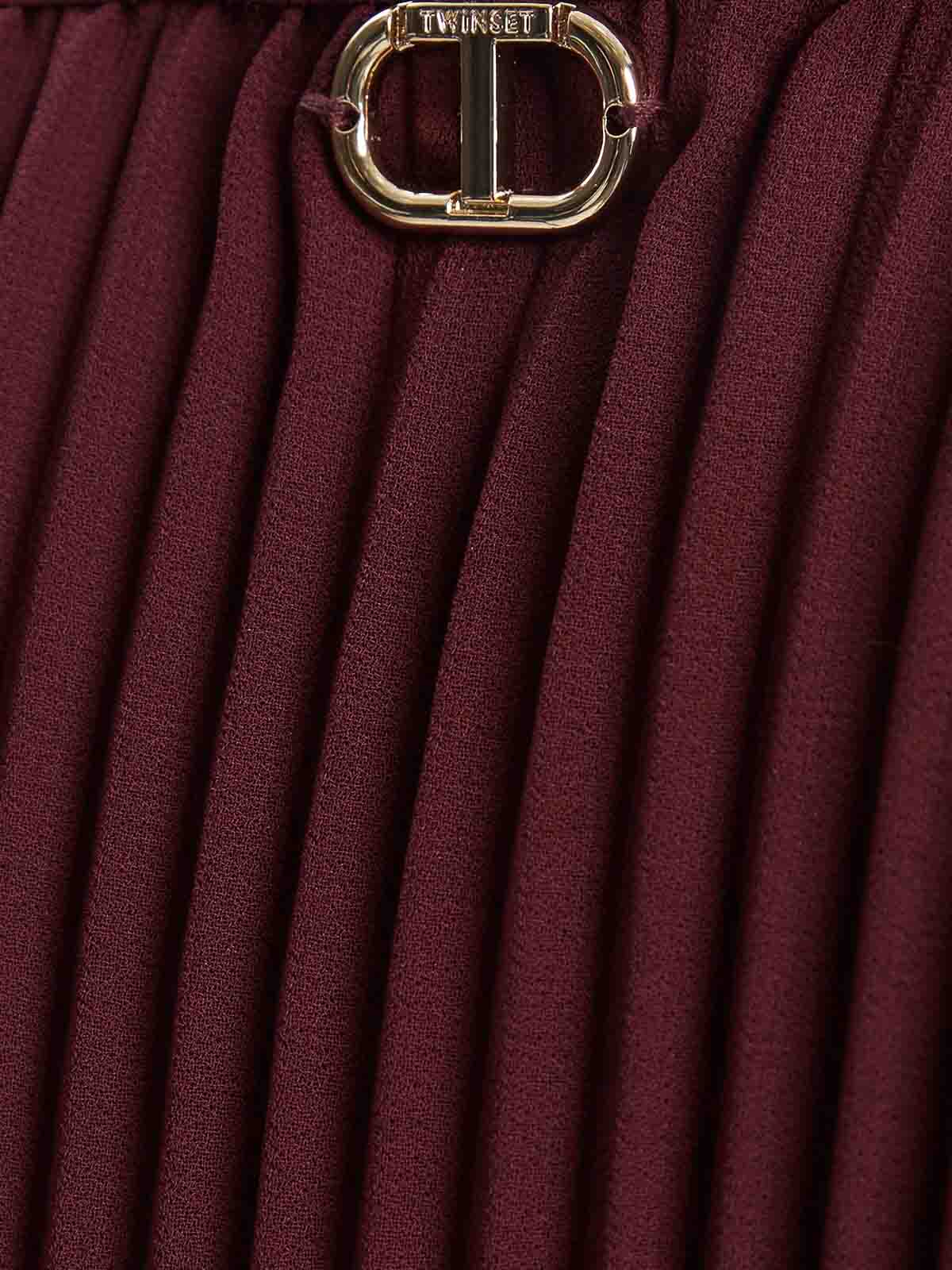 Pleated Georgette Long Dress 252TP264105609 (TWINSET / ワンピース・ドレス・オールインワン ) | TWINSET (ツインセット)(4)