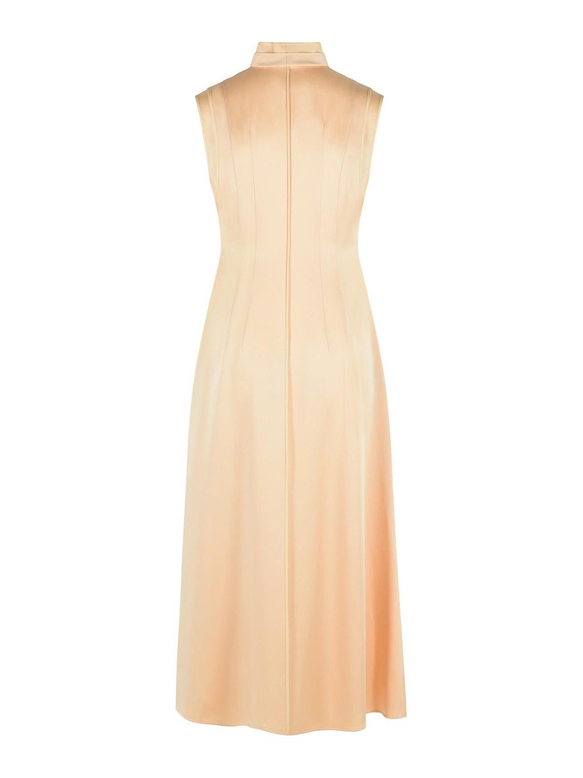 Acetate And Peach Viscose Dress J02CT0554J76018679 (Jil Sander / ワンピース・ドレス・オールインワン ) | Jil Sander (ジルサンダー)(1)