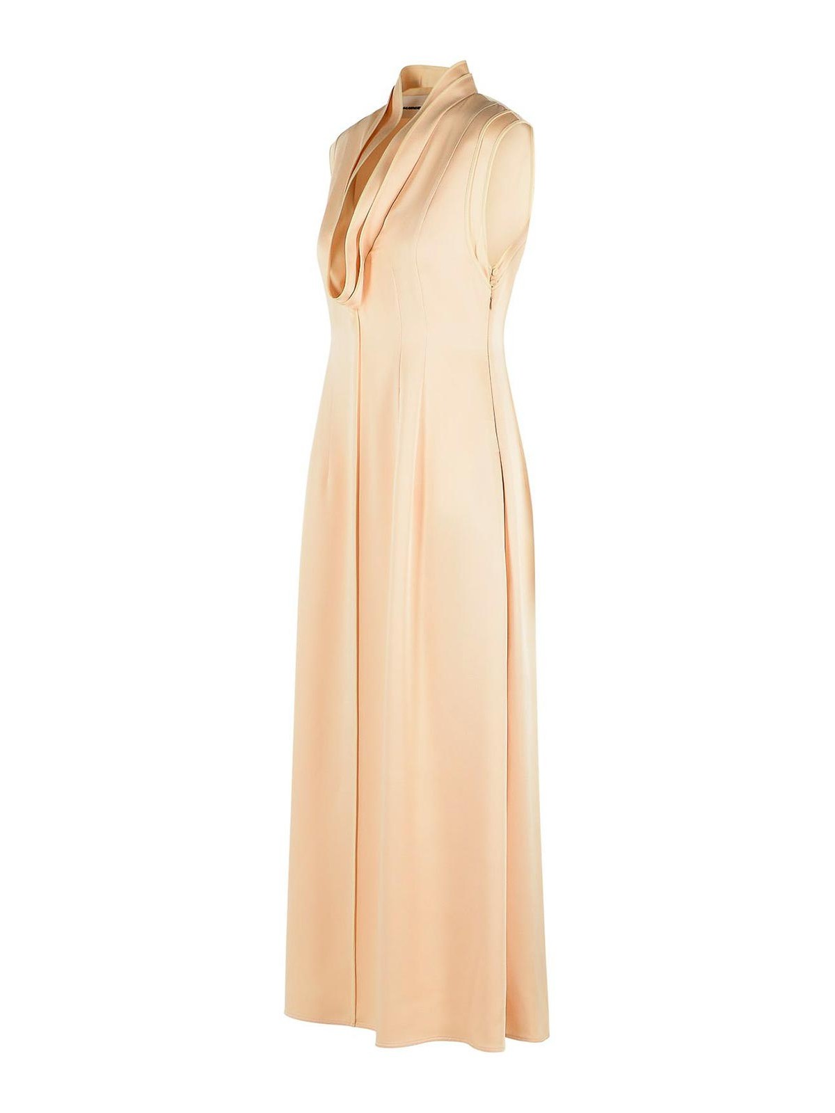 Acetate And Peach Viscose Dress J02CT0554J76018679 (Jil Sander / ワンピース・ドレス・オールインワン ) | Jil Sander (ジルサンダー)(2)