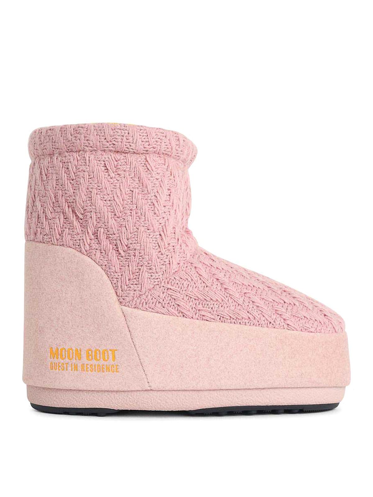 Icon Low Nolace Knit Pink Fabric Boots 1409750J038 (MOON BOOT / ブーツ ) | MOON BOOT (ムーンブーツ)