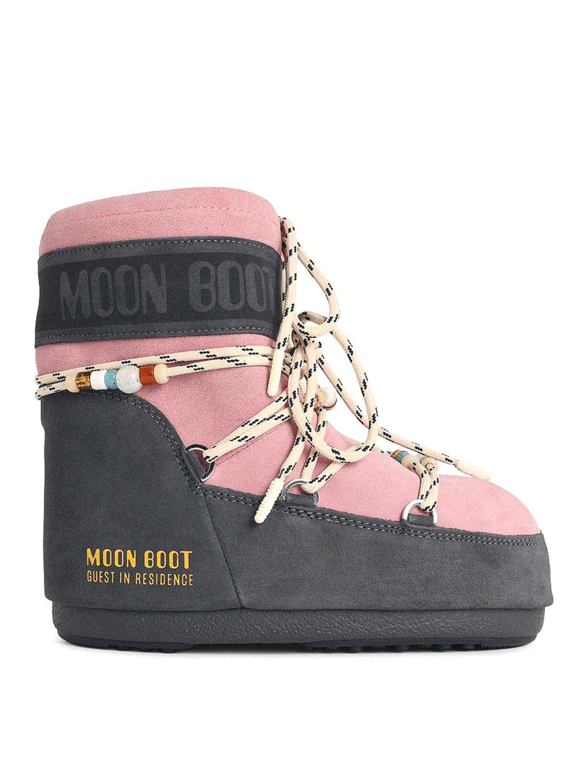 Icon Low Pink Suede Boots 1409730HJ05 (MOON BOOT / ブーツ ) | MOON BOOT (ムーンブーツ)