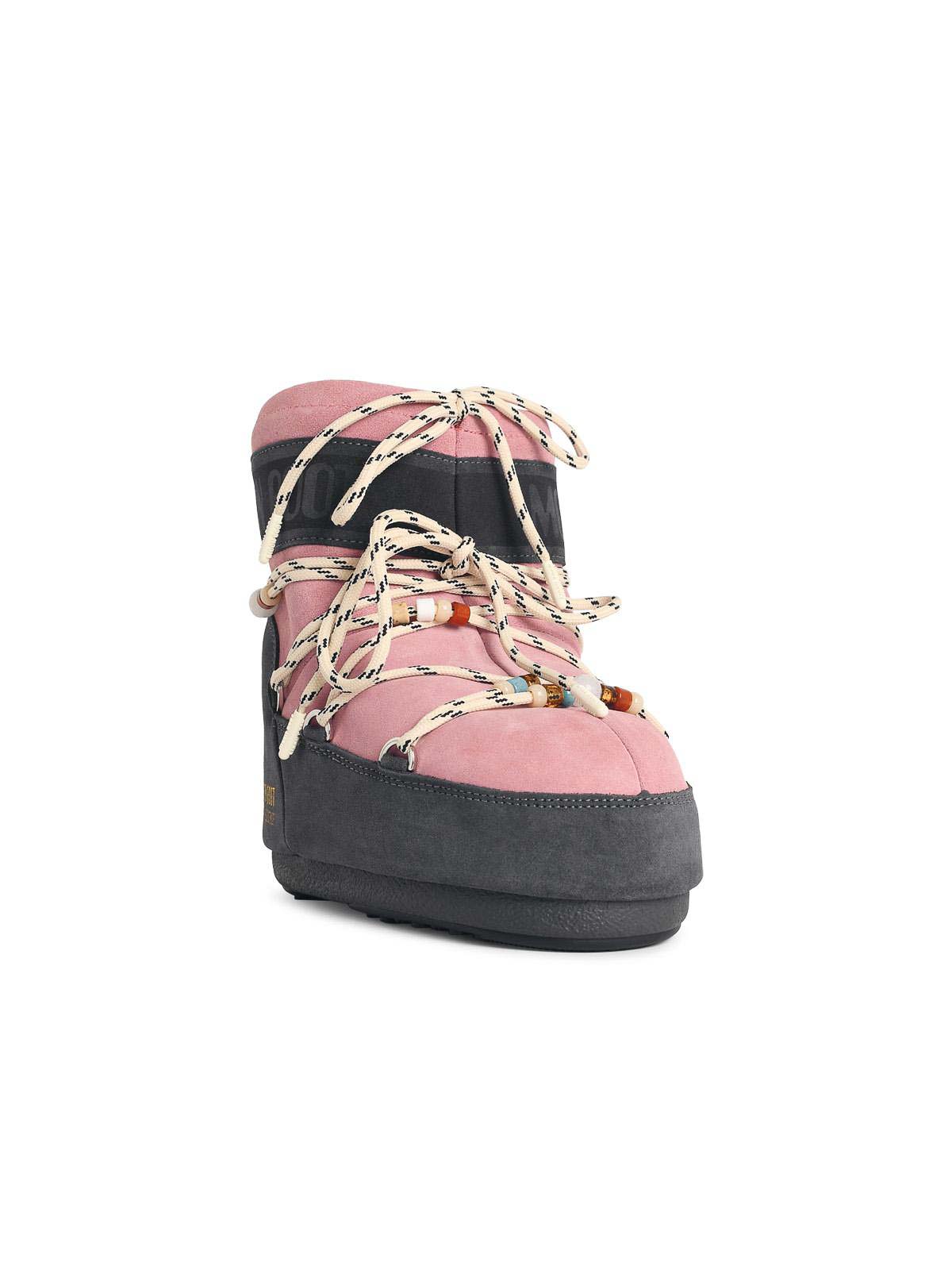 Icon Low Pink Suede Boots 1409730HJ05 (MOON BOOT / ブーツ ) | MOON BOOT (ムーンブーツ)(1)