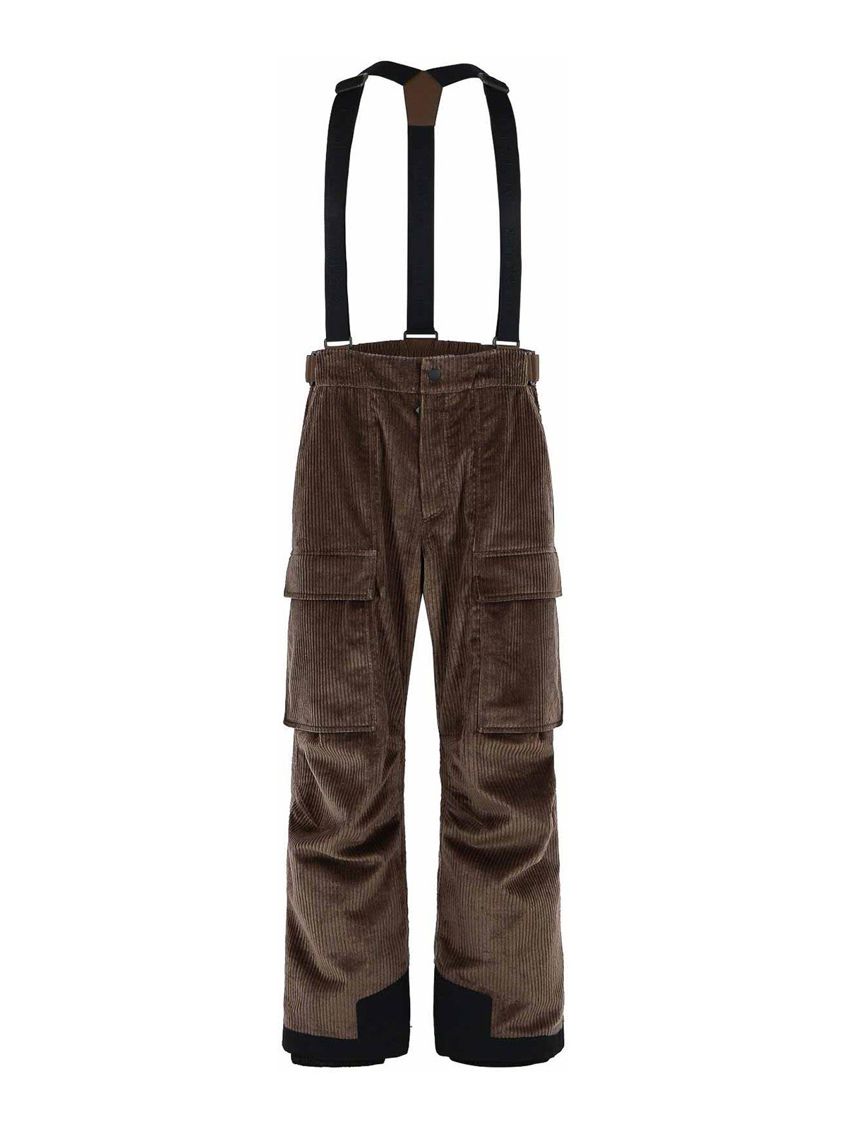 Brown Corduroy Padded Ski Overalls 0972G00004597WG262 (Moncler / パンツ ) | Moncler (モンクレール)