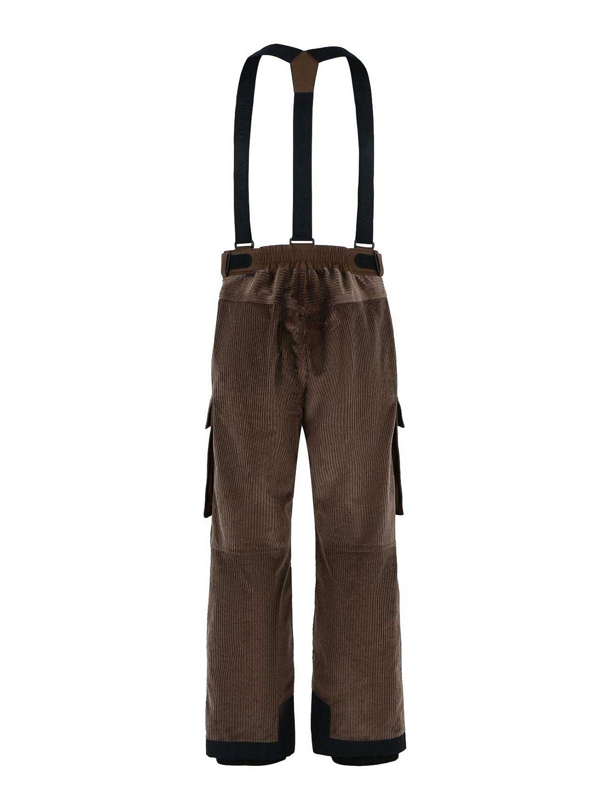 Brown Corduroy Padded Ski Overalls 0972G00004597WG262 (Moncler / パンツ ) | Moncler (モンクレール)(1)