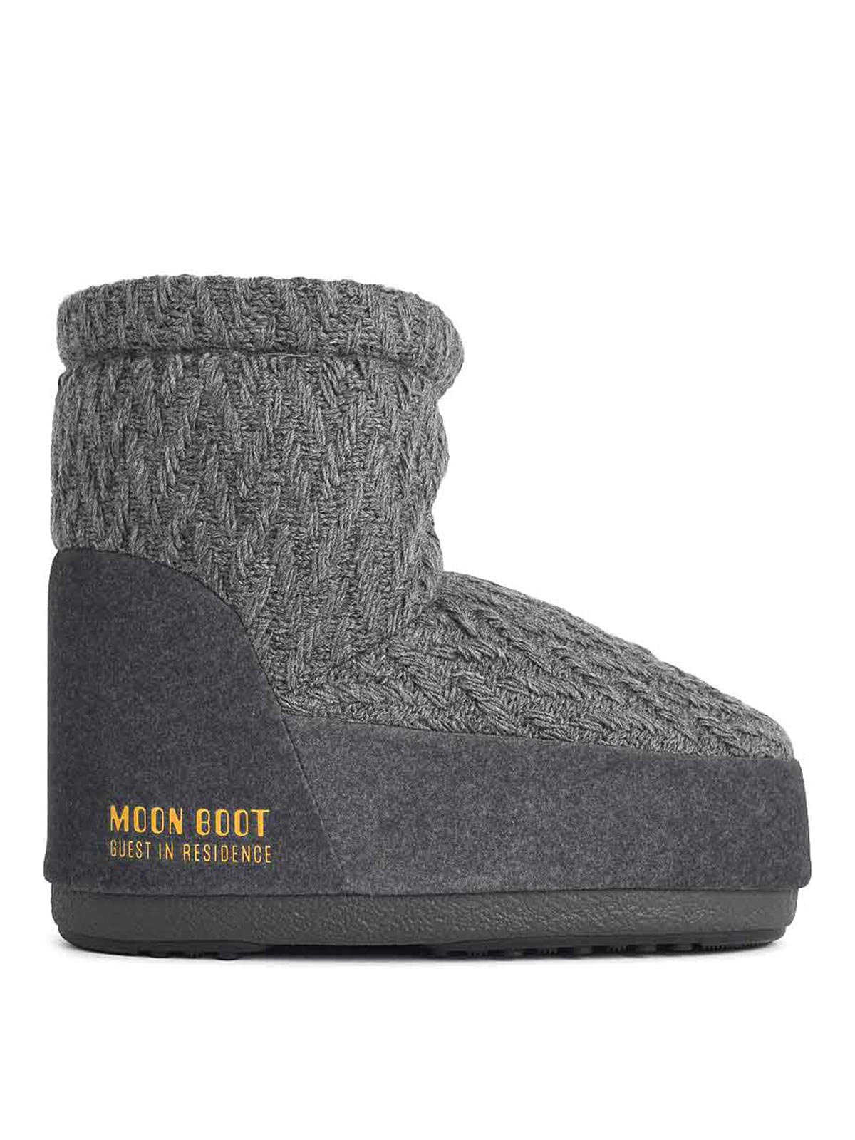 Icon Low Nolace Knit Grey Fabric Boots 1409750H019 (MOON BOOT / ブーツ ) | MOON BOOT (ムーンブーツ)