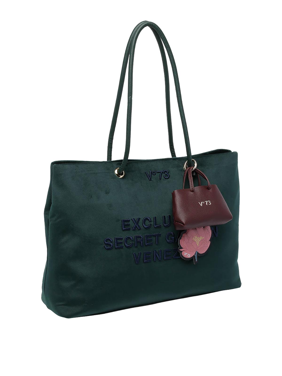 Secret Garden Tote Bag 73BS9CU01VERDEMULTICOLOR (V°73 / トートバッグ ) | V°73 (ヴィ セッタンタトレ)(1)