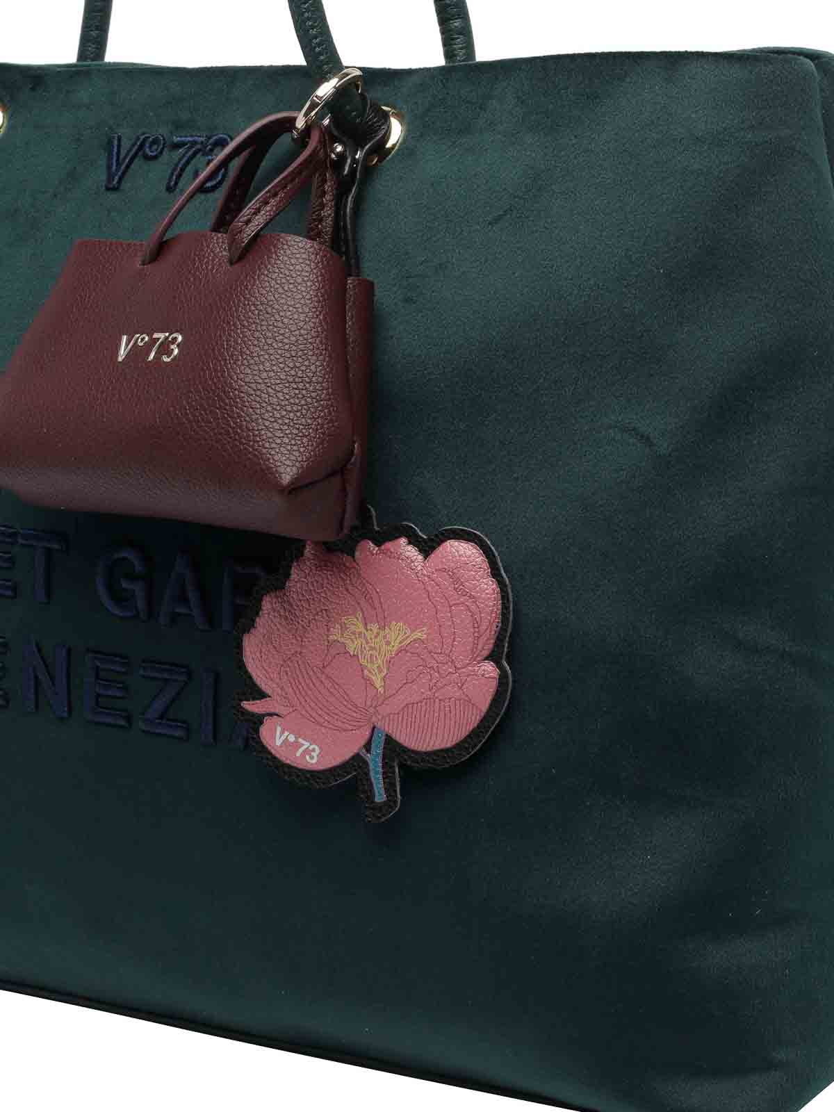 Secret Garden Tote Bag 73BS9CU01VERDEMULTICOLOR (V°73 / トートバッグ ) | V°73 (ヴィ セッタンタトレ)(3)