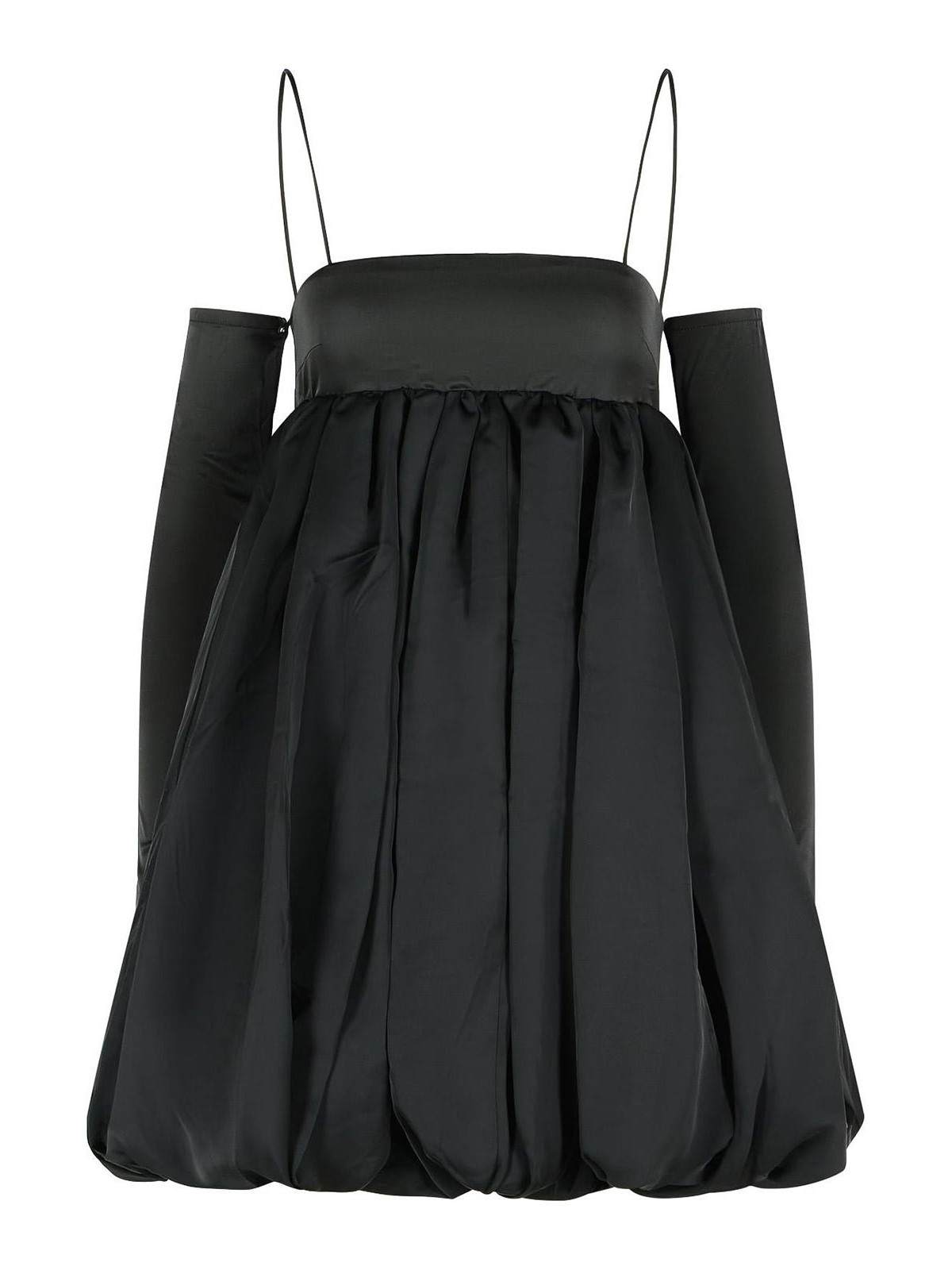 Balloon Dress In Black Polyester 114947100 (ROTATE / ワンピース・ドレス・オールインワン ) | ROTATE (ロテート)