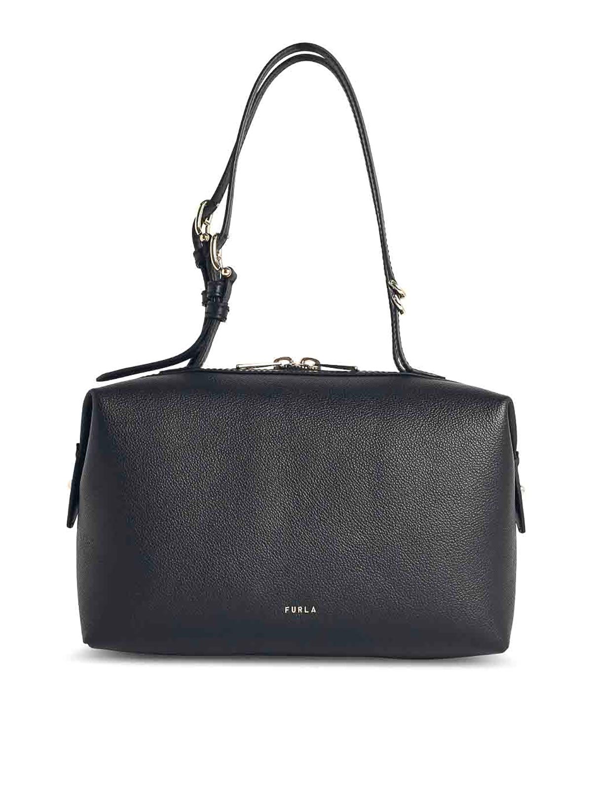 Double Black Leather Bag WB01905BX3036O6000 (FURLA / ハンドバッグ・ショルダーバッグ ) | FURLA (フルラ)