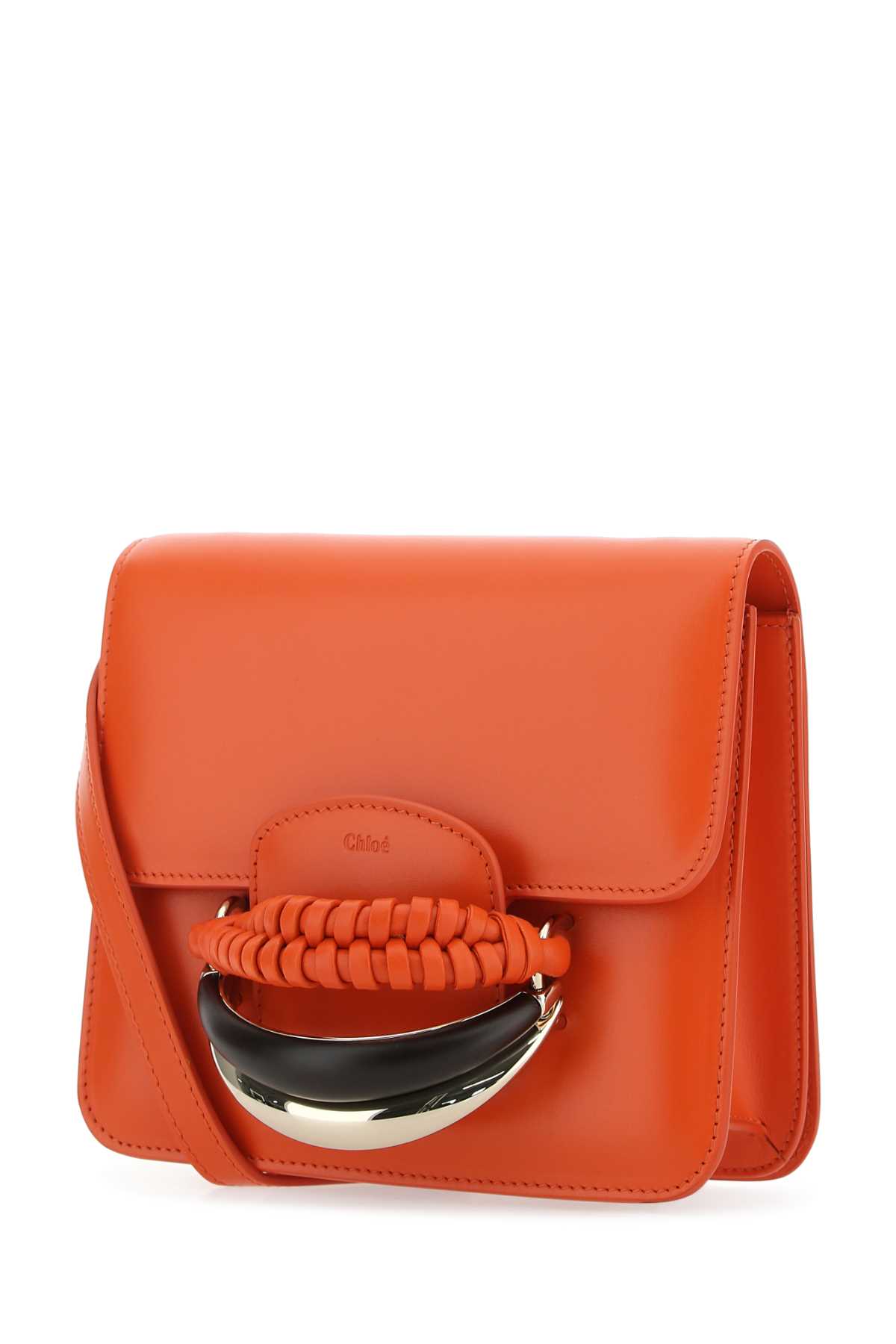 Orange leather Kattie clutch C22US500H27837 (Chloé / ハンドバッグ・ショルダーバッグ ) | Chloé (クロエ)(1)