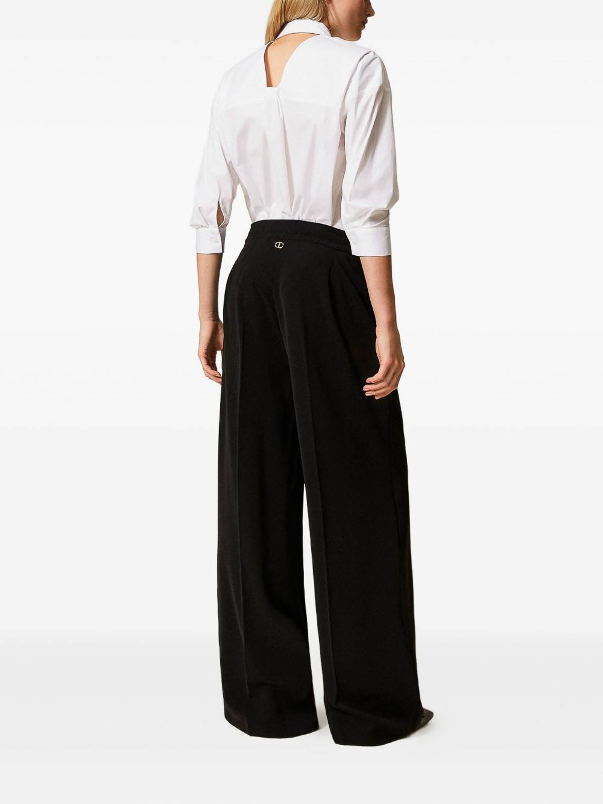 Palazzo Pants With Pleats 252TF201100006 (TWINSET / パンツ ) | TWINSET (ツインセット)(2)