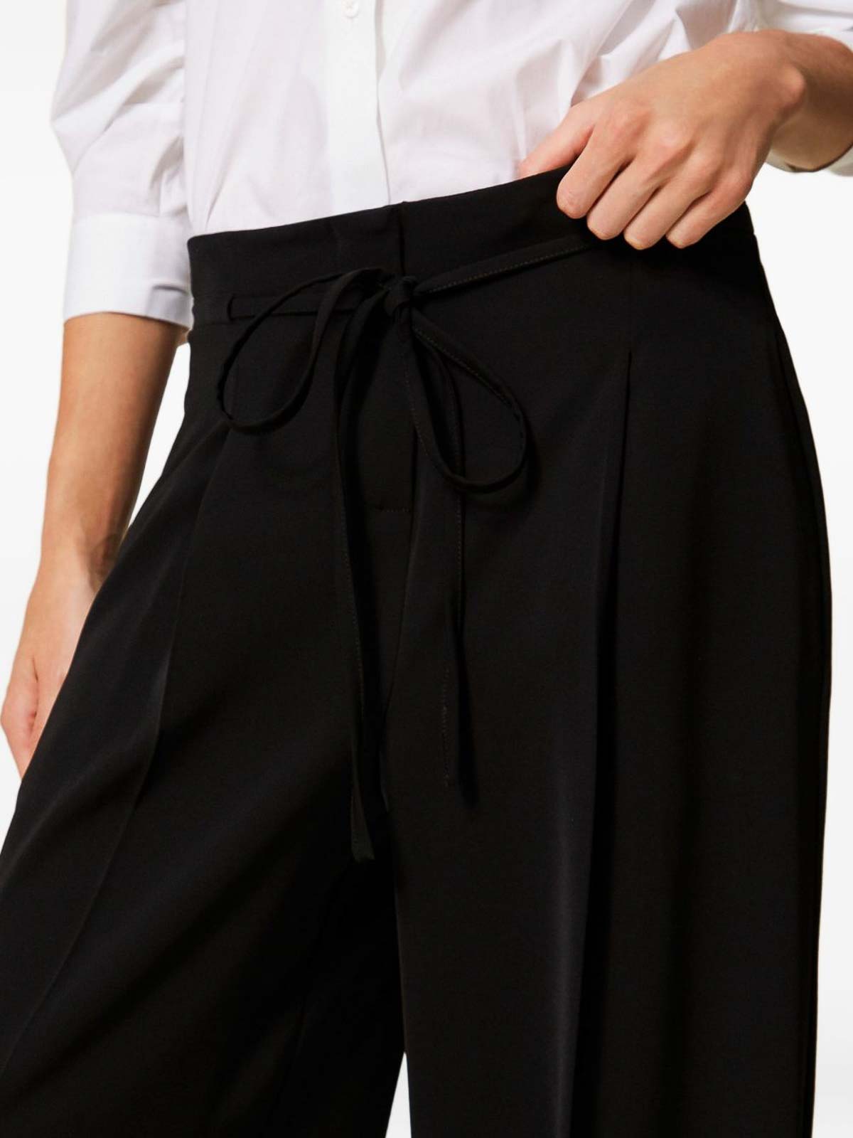 Palazzo Pants With Pleats 252TF201100006 (TWINSET / パンツ ) | TWINSET (ツインセット)(3)