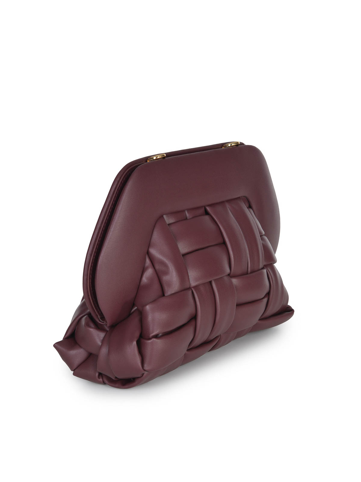 Themoir Bag Made Of Eco-Leather TN120PRUNE (THEMOIRè / ハンドバッグ・ショルダーバッグ ) | THEMOIRè (テモワール)(1)
