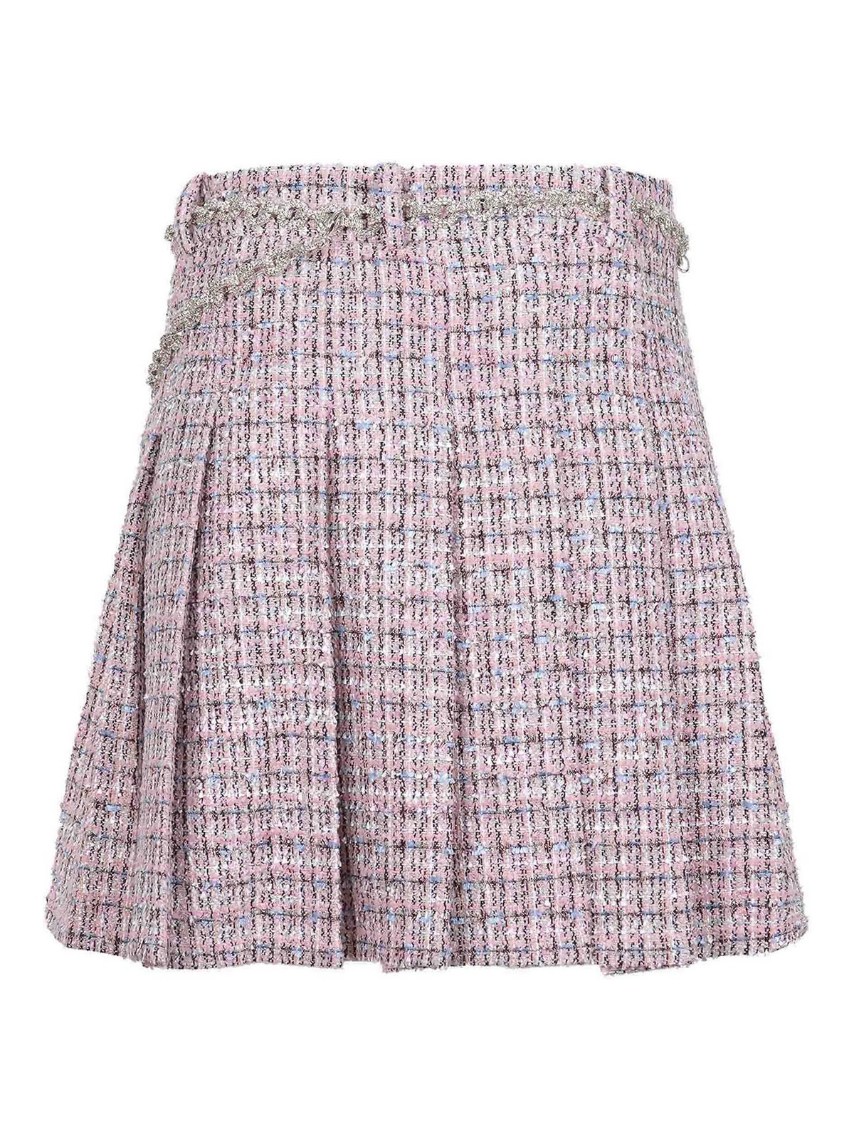 Gonna Made In Mixed Wool AW25048SKAPINK (self-portrait / スカート ) | self-portrait (セルフ・ポートレイト)(2)