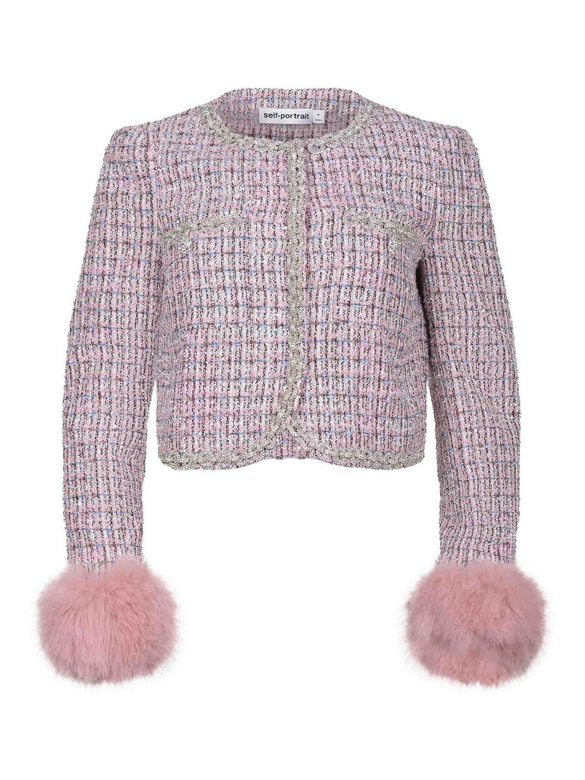 Jacket Made Of A Wool Blend AW25098JPINK (self-portrait / ブレザー・ジャケット ) | self-portrait (セルフ・ポートレイト)