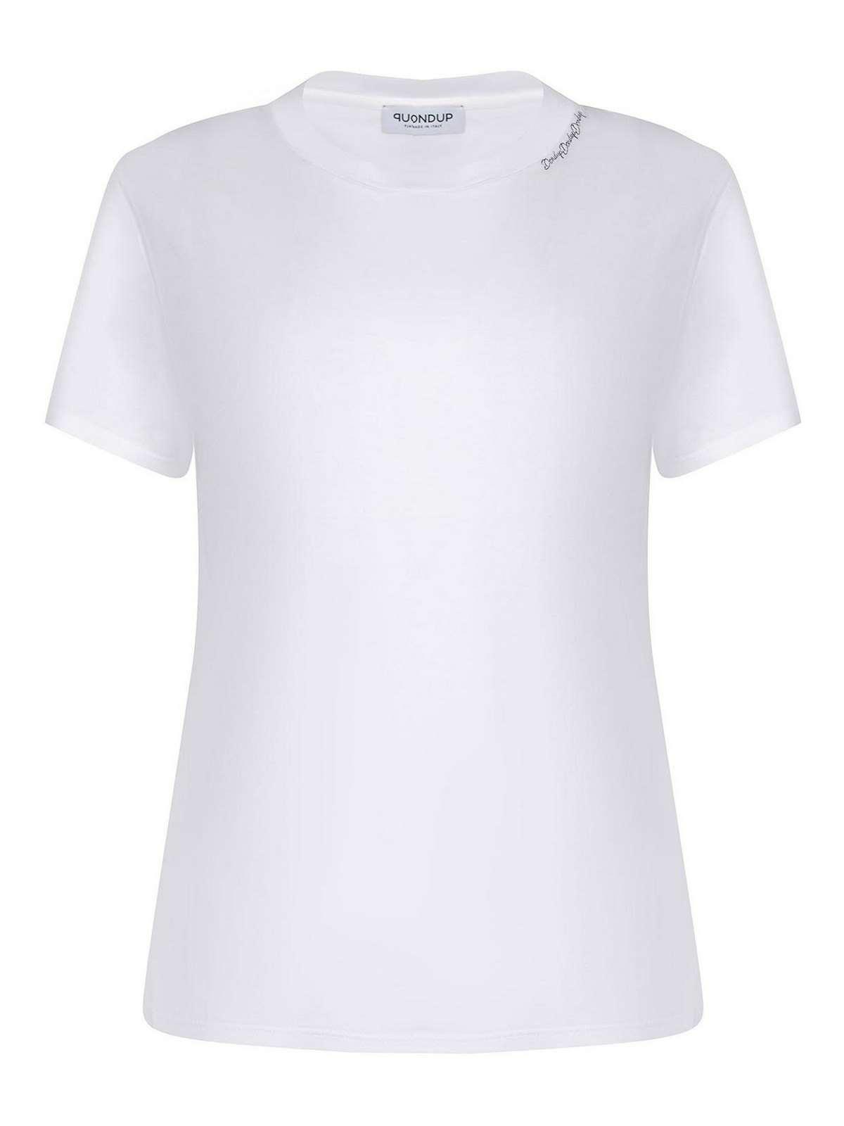 T-Shirt Made Of Cotton DS060JF0350LV4000 (DONDUP / Tシャツ・カットソー ) | DONDUP (ドンダップ)