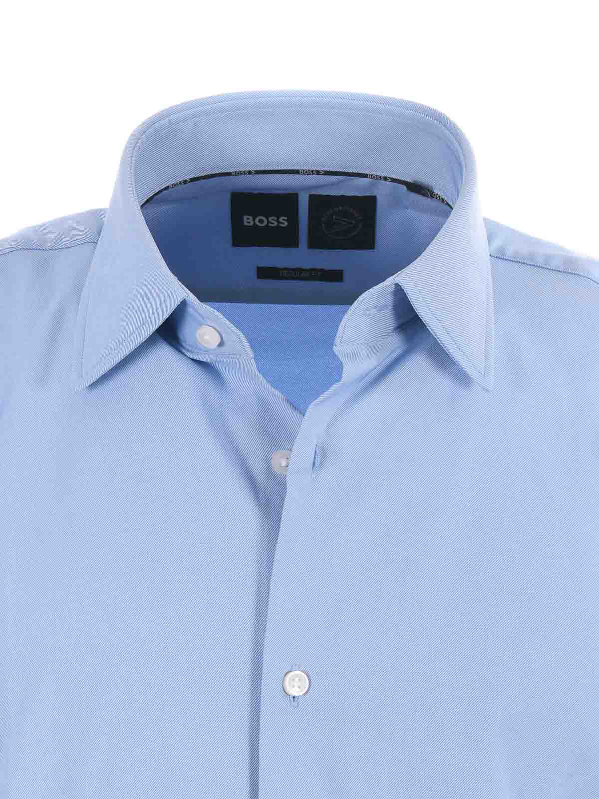 Light Blue Twill Shirt 505322871024134E18 (HUGO BOSS / シャツ・ブラウス ) | HUGO BOSS (ヒューゴボス)(3)