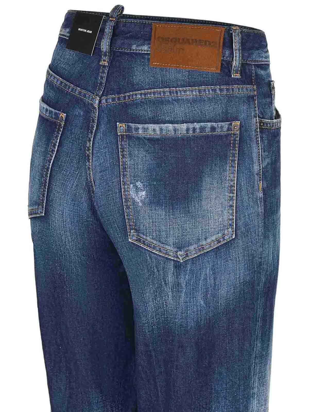Boston Jeans Made Of Denim S72LB0913D30011470 (Dsquared2 / ジーンズ ) | Dsquared2 (ディースクエアード)(3)