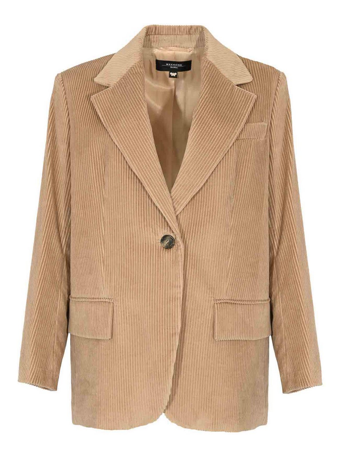 Formia Jacket In Ribbed Cotton Velvet 252504605260001E15 (Weekend Max Mara / ブレザー・ジャケット ) | Weekend Max Mara (ウィークエンド マックスマーラ)