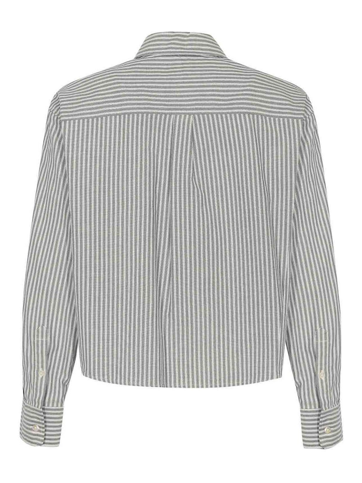 Nuoro Striped Cotton Oxford Shirt 25251161116E15 (Weekend Max Mara / シャツ・ブラウス ) | Weekend Max Mara (ウィークエンド マックスマーラ)(1)
